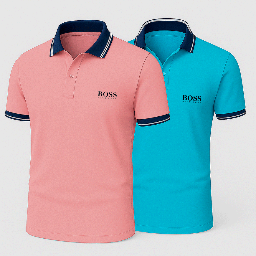 [TAKE 2, PAY FOR 1] 2-PIECE SET PREMIERE POLO SHIRTS